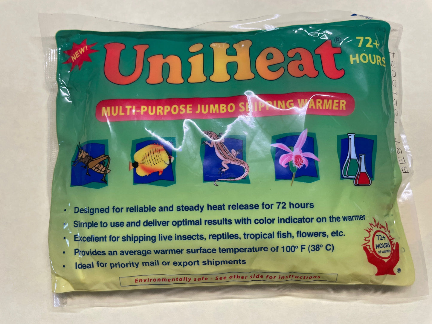 72 Hour Heat Pack for Shipping Live Plants, Add-On For Plant Order Only, Heat Pack cacti